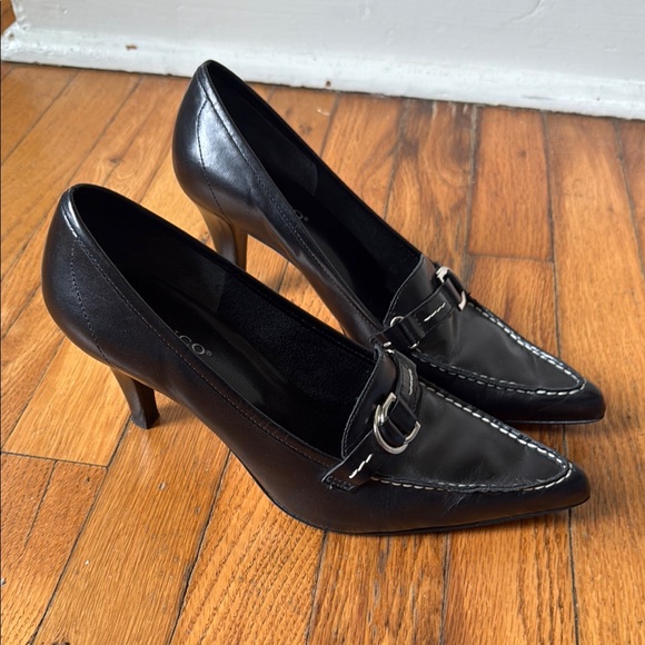 Franco Sarto Shoes - Franco Sarto Elegant Pointed Toe Black Women's Heels 8
